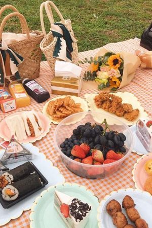 Casual Day Outfits, Easy Trendy Outfits Cottagecore Aesthetic Gingham Tablecloth