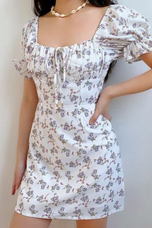 Casual Day Outfits, Easy Trendy Outfits Cottagecore Mini Dress