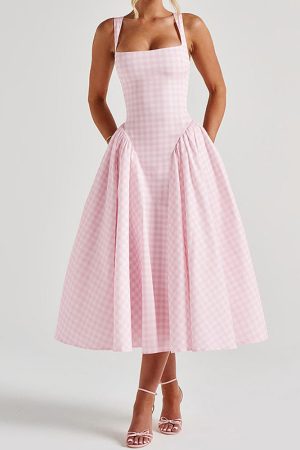 Casual Day Outfits, Easy Trendy Outfits Cottagecore Picnic Gingham Dress