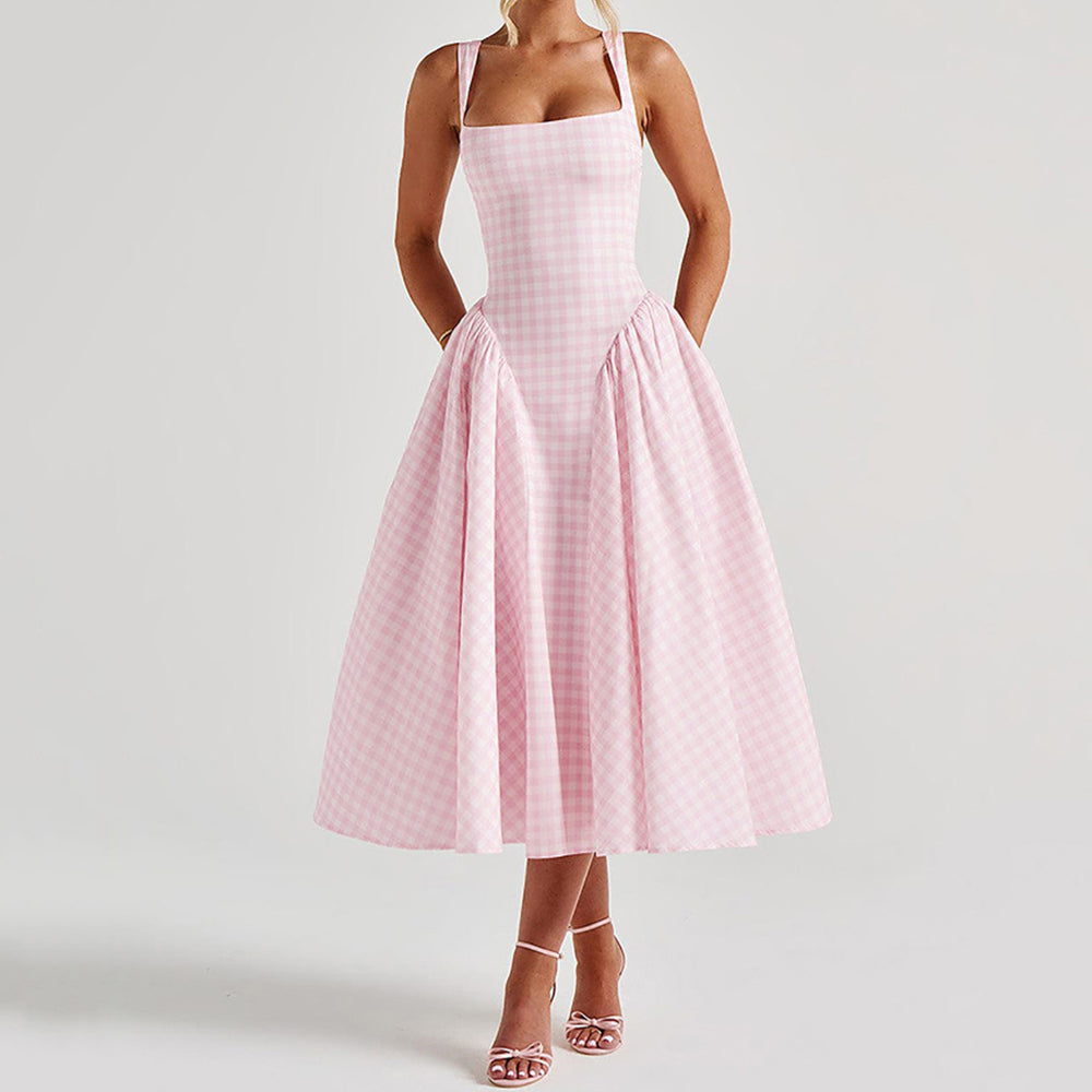 Casual Day Outfits, Easy Trendy Outfits Cottagecore Picnic Gingham Dress Casual Day Outfits, Easy Trendy Outfits Cottagecore Picnic Gingham Dress