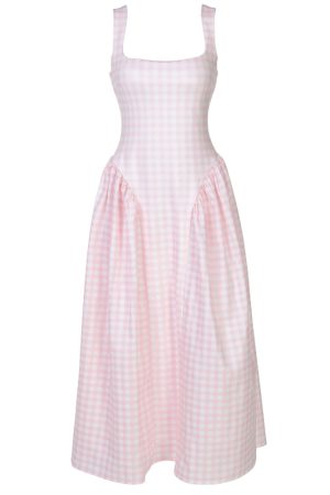 Casual Day Outfits, Easy Trendy Outfits Cottagecore Picnic Gingham Dress