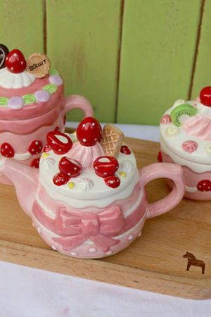 Casual Day Outfits, Easy Trendy Outfits Cottagecore Strawberry Cookies Ceramic Mug