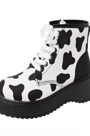 Casual Day Outfits, Easy Trendy Outfits Cow Print Boots