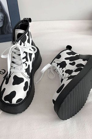 Casual Day Outfits, Easy Trendy Outfits Cow Print Boots