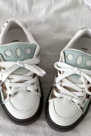 Casual Day Outfits, Easy Trendy Outfits Cow Print Skater Sneakers