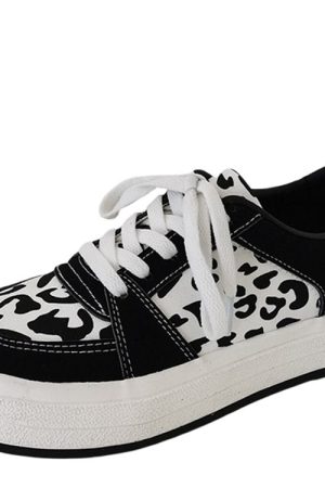 Casual Day Outfits, Easy Trendy Outfits Cow Print Teen Craft Sneakers