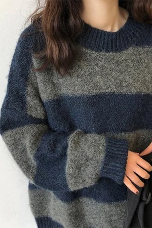 Casual Day Outfits, Easy Trendy Outfits Cozy Days Striped Sweater