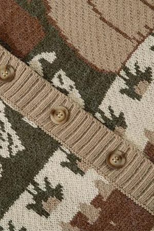 Casual Day Outfits, Easy Trendy Outfits Cozy Grandma Knit Cardigan