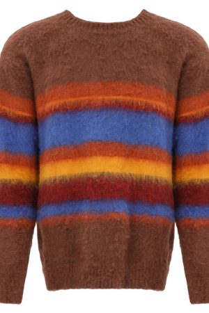 Casual Day Outfits, Easy Trendy Outfits Cozy Up Striped Oversized Knit Sweater