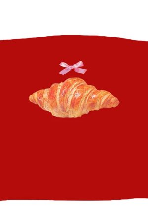 Casual Day Outfits, Easy Trendy Outfits Croissant Print Tube Top