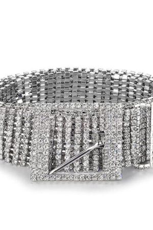 Casual Day Outfits, Easy Trendy Outfits Crystal Chain Belt