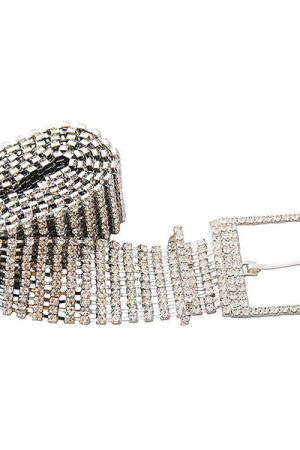 Casual Day Outfits, Easy Trendy Outfits Crystal Chain Belt