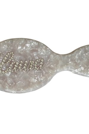 Casual Day Outfits, Easy Trendy Outfits Customizable Y2K Rhinestone Hair Brush