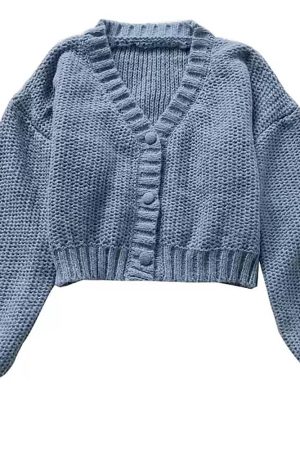 Casual Day Outfits, Easy Trendy Outfits Danish Pastel Cropped Cardigan