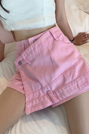 Casual Day Outfits, Easy Trendy Outfits Danish Pastel Pink Heart Shorts