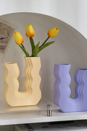 Casual Day Outfits, Easy Trendy Outfits Danish Pastel Wave Flower Vase
