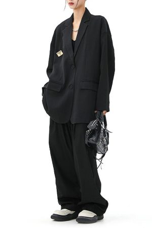 Casual Day Outfits, Easy Trendy Outfits Dark Academia Aesthetic Blazer