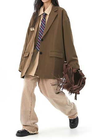 Casual Day Outfits, Easy Trendy Outfits Dark Academia Aesthetic Blazer