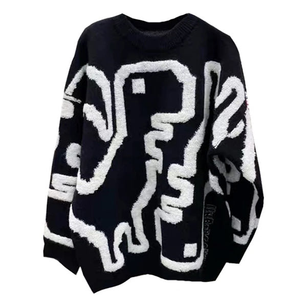 Casual Day Outfits, Easy Trendy Outfits Dinosaur Fuzzy Sweater Casual Day Outfits, Easy Trendy Outfits Dinosaur Fuzzy Sweater