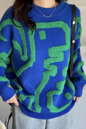 Casual Day Outfits, Easy Trendy Outfits Dinosaur Fuzzy Sweater