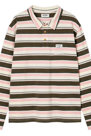 Casual Day Outfits, Easy Trendy Outfits Dorm Room Diaries Stripe Rugby Polo