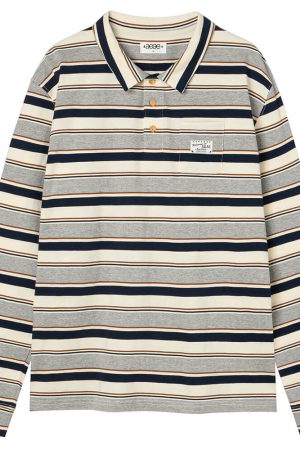 Casual Day Outfits, Easy Trendy Outfits Dorm Room Diaries Stripe Rugby Polo