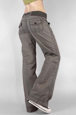 Casual Day Outfits, Easy Trendy Outfits Downtown Girl Drawstring Denim Pants