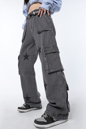 Casual Day Outfits, Easy Trendy Outfits Downtown Girl Star Baggy Jeans