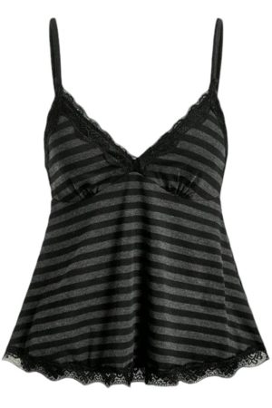 Casual Day Outfits, Easy Trendy Outfits Downtown Girl Striped Tank Top