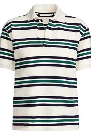 Casual Day Outfits, Easy Trendy Outfits Drama Dealer Striped Polo Shirt