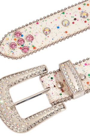 Casual Day Outfits, Easy Trendy Outfits Early 2000s Rhinestone Buckle Belt