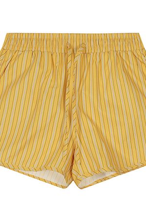 Casual Day Outfits, Easy Trendy Outfits Elastic Waist Pinstriped Shorts