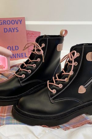 Casual Day Outfits, Easy Trendy Outfits Emo Aesthetic Boots