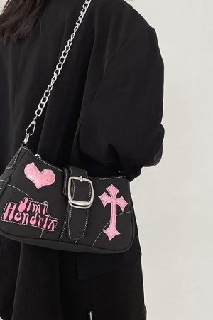 Casual Day Outfits, Easy Trendy Outfits Emo Girl Baguette Bag