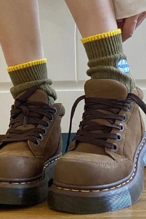 Casual Day Outfits, Easy Trendy Outfits English Autumn Platform Boots