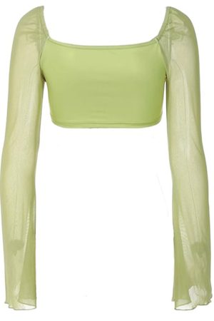 Casual Day Outfits, Easy Trendy Outfits Fairy Butterfly Halter Crop Top