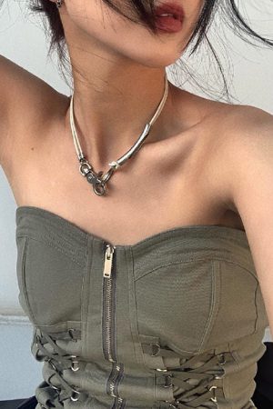 Casual Day Outfits, Easy Trendy Outfits Fairy Grunge Lace Up Corset