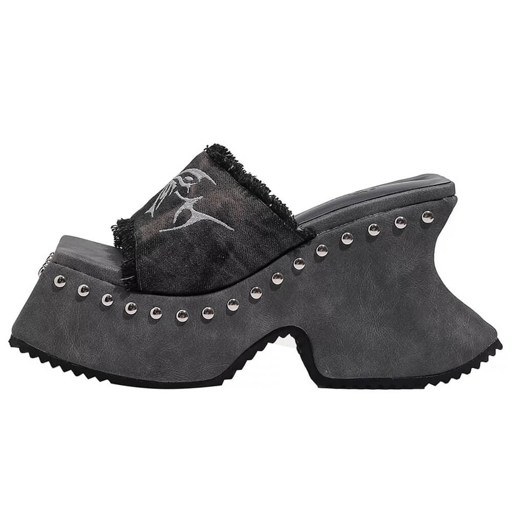 Casual Day Outfits, Easy Trendy Outfits Fairy Grunge Platform Slide Sandals Casual Day Outfits, Easy Trendy Outfits Fairy Grunge Platform Slide Sandals