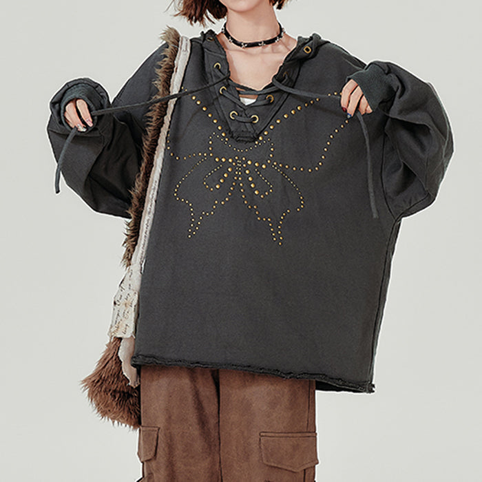 Casual Day Outfits, Easy Trendy Outfits Fairy Grunge Studded Butterfly Hoodie Casual Day Outfits, Easy Trendy Outfits Fairy Grunge Studded Butterfly Hoodie