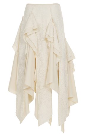 Casual Day Outfits, Easy Trendy Outfits Fairycore Asymmetrical Maxi Skirt