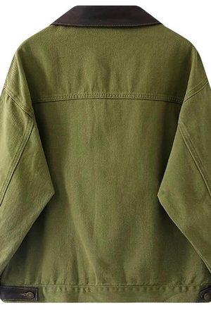 Casual Day Outfits, Easy Trendy Outfits Fairycore Forest Embroidered Denim Jacket