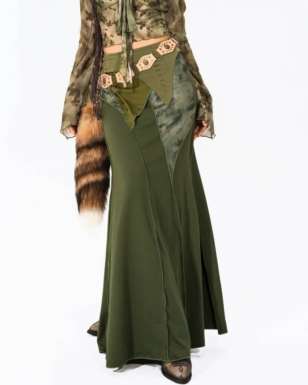 Casual Day Outfits, Easy Trendy Outfits Fairycore Patchwork Maxi Skirt Casual Day Outfits, Easy Trendy Outfits Fairycore Patchwork Maxi Skirt