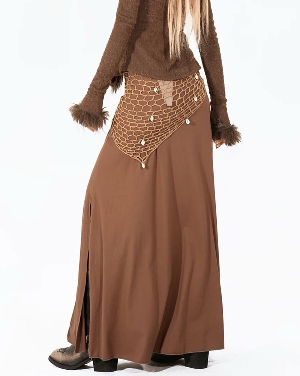 Casual Day Outfits, Easy Trendy Outfits Fairycore Patchwork Maxi Skirt Casual Day Outfits, Easy Trendy Outfits Fairycore Patchwork Maxi Skirt