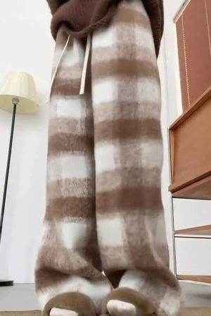 Casual Day Outfits, Easy Trendy Outfits Fall Feels Cozy Plaid Trousers