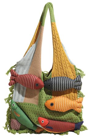 Casual Day Outfits, Easy Trendy Outfits Fish Crochet Shoulder Bag
