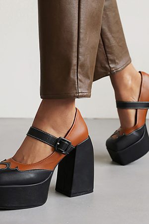 Casual Day Outfits, Easy Trendy Outfits Flame Heart Platform Shoes