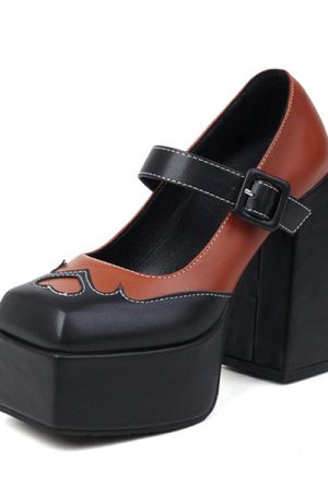 Casual Day Outfits, Easy Trendy Outfits Flame Heart Platform Shoes