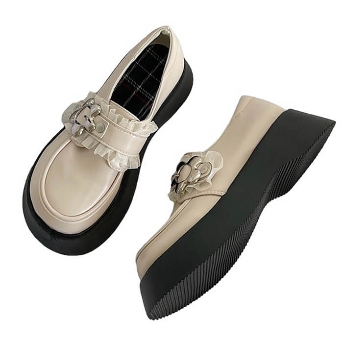 Casual Day Outfits, Easy Trendy Outfits Flower Buckle Chunky Platforms Casual Day Outfits, Easy Trendy Outfits Flower Buckle Chunky Platforms