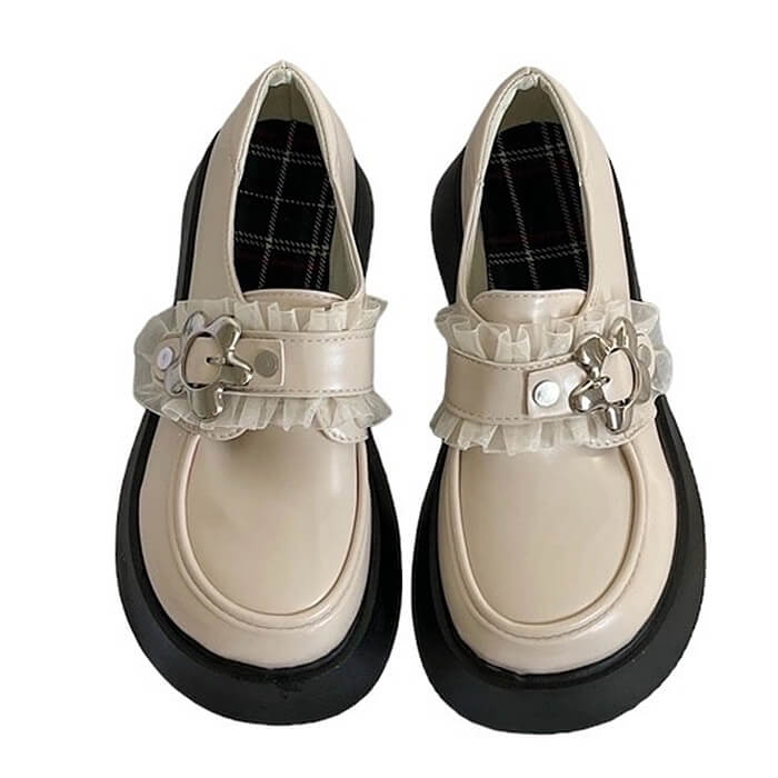 Casual Day Outfits, Easy Trendy Outfits Flower Buckle Chunky Platforms Casual Day Outfits, Easy Trendy Outfits Flower Buckle Chunky Platforms