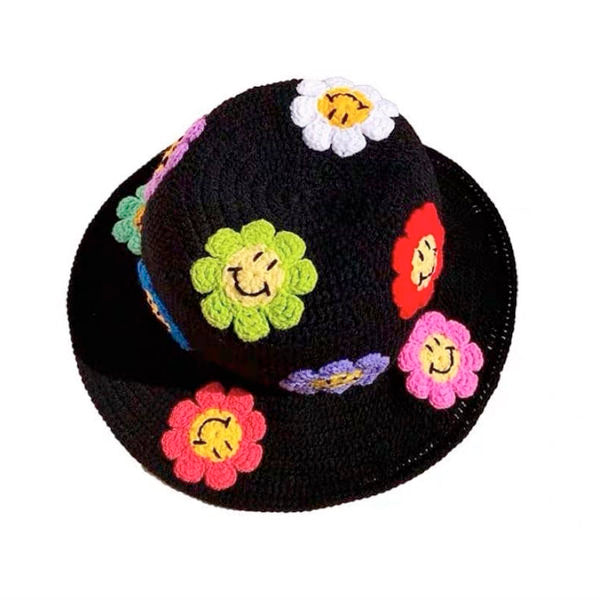 Casual Day Outfits, Easy Trendy Outfits Flower Crochet Bucket Hat Casual Day Outfits, Easy Trendy Outfits Flower Crochet Bucket Hat